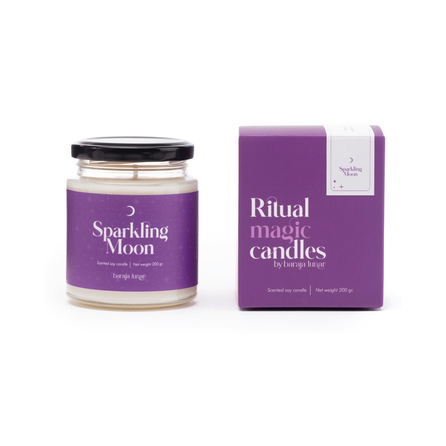 Ritual Magic Candle "Sparkling Moon"
